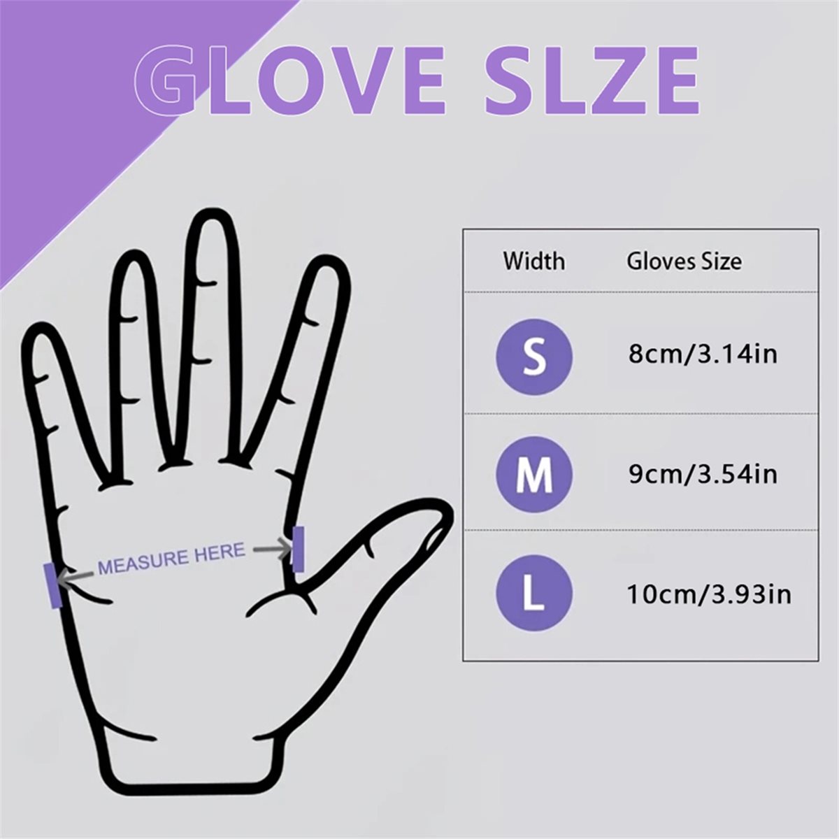 Exam Glove Nitrile - A78I 100 pièces Gants d'examen en