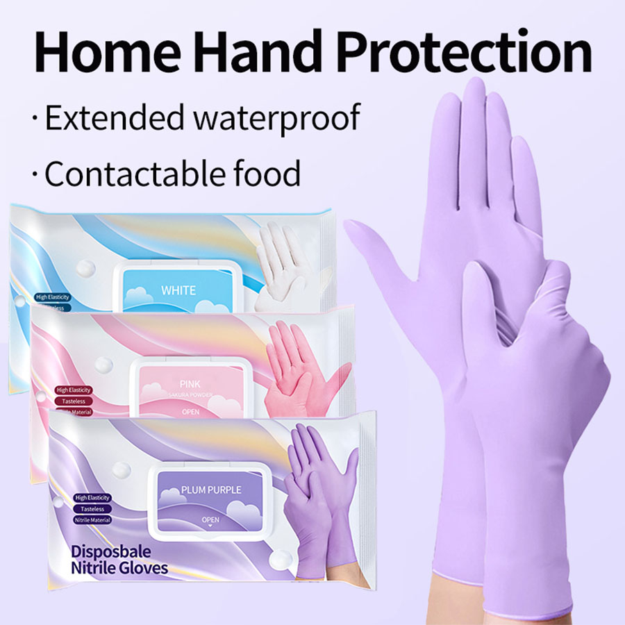 Exam Glove Nitrile - Gants de nettoyage jetables en Nitrile,