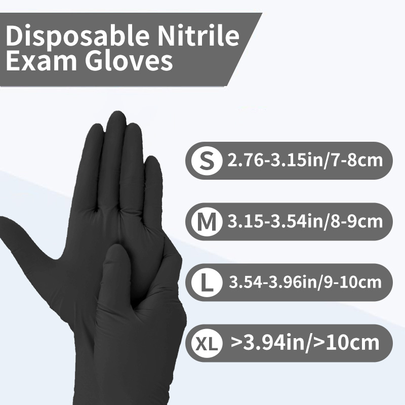 100-1000 pièces de gants d'exa - Exam Glove Nitrile avis et prix