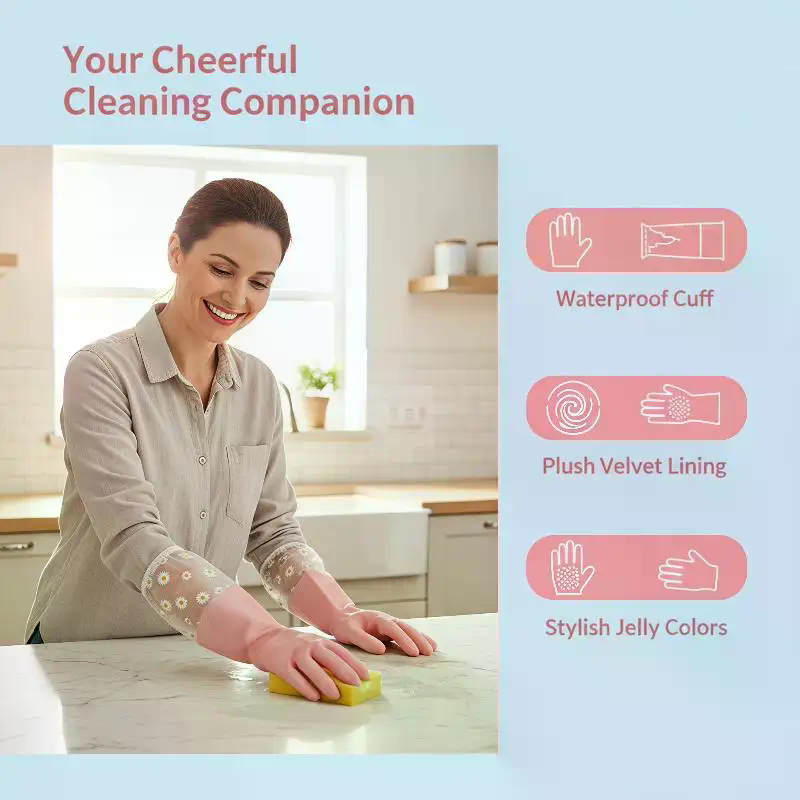 Gants de nettoyage imperméable - Rubber Glove Cleaning avis et prix