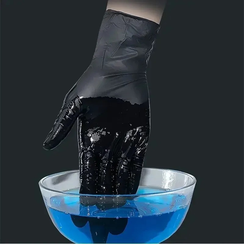 Gants noirs jetables unisexes  - Latex Disposable Glove avis et prix