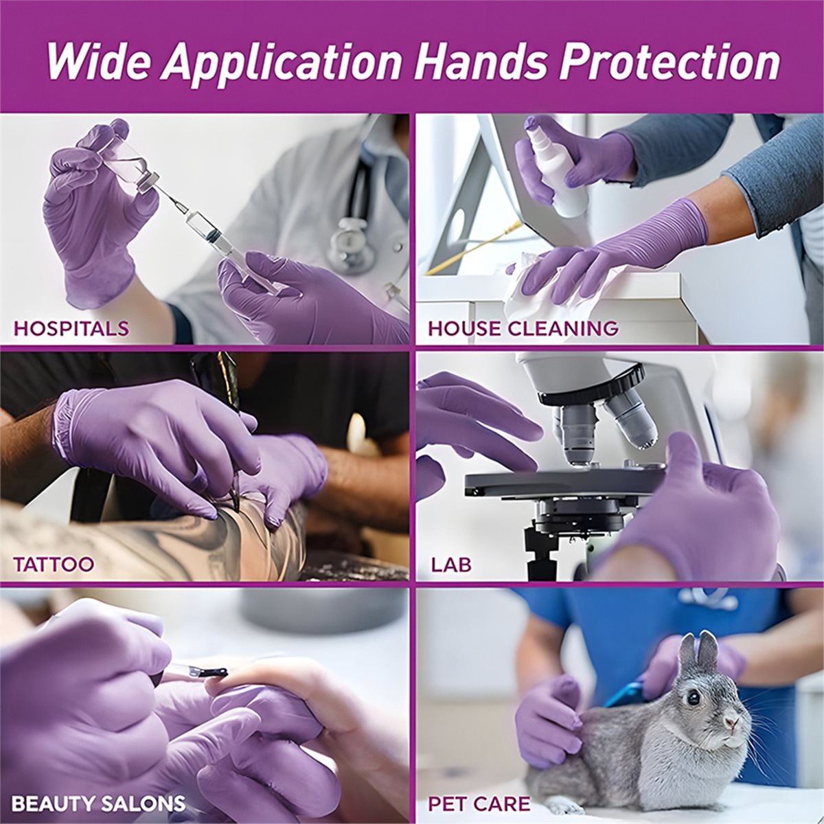Nouveauté 2026 : Lot de 100 ga - Exam Glove Nitrile avis et prix