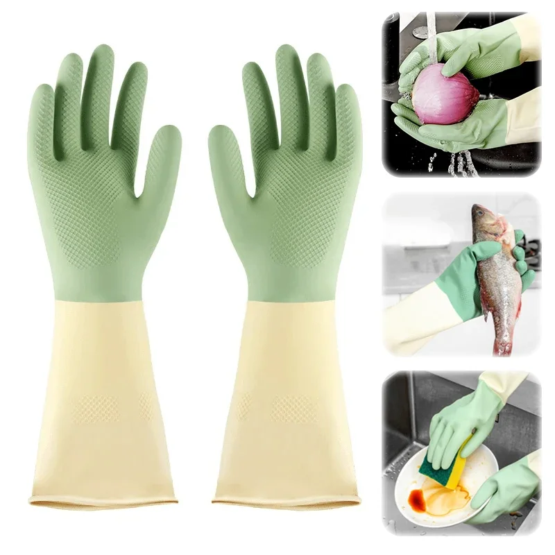 Gants de cuisine épais, gants  - Rubber Glove Cleaning avis et prix