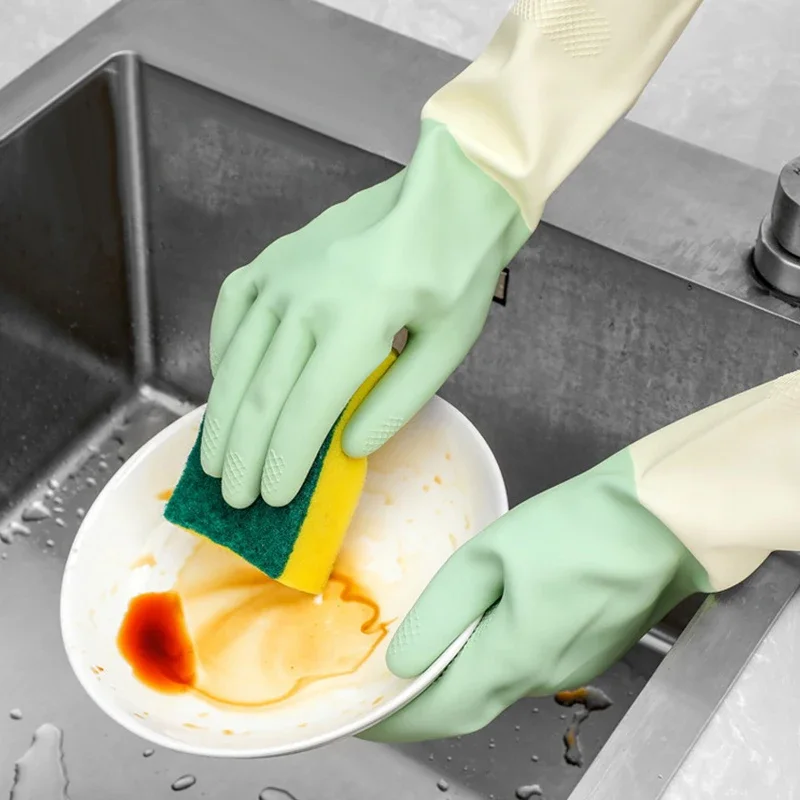 Gants de cuisine épais, gants  - Rubber Glove Cleaning avis et prix